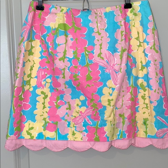 Lilly Pulitzer Dresses & Skirts - Lilly Pulitzer Cynthia Skirt in Snappy Dragonfly 2